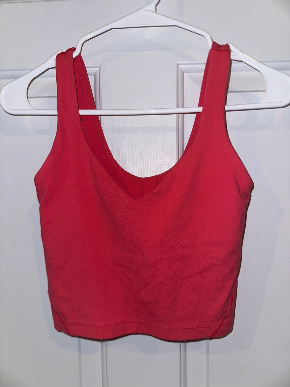 Lululemon crop top hot pink
